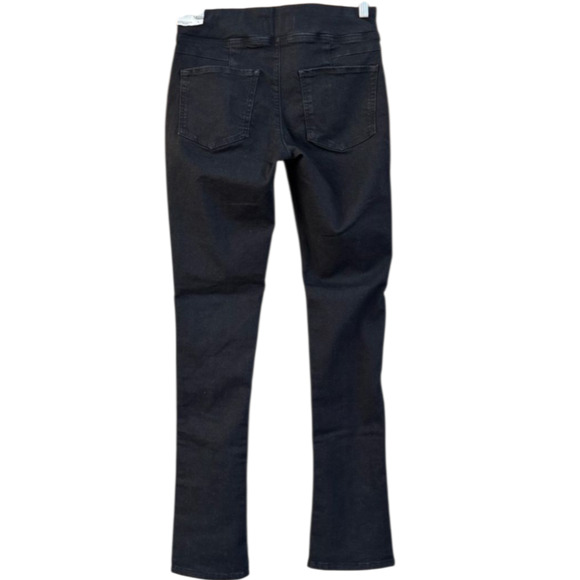 New FREE PEOPLE We The Free Double Dutch Pull-On Slit Skinny Jeans $78 SMALL Blk - Picture 6 of 8